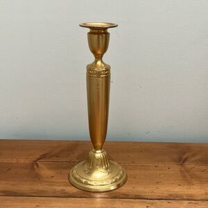 Antique Gilt Sterling Silver Gorham Marie Antoinette Candlestick Holder